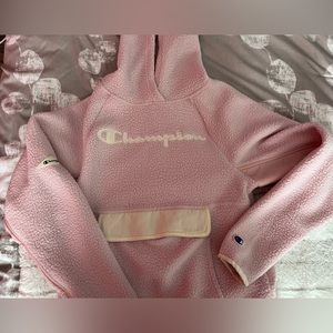 Brand new Fuzzy pink champion sweater